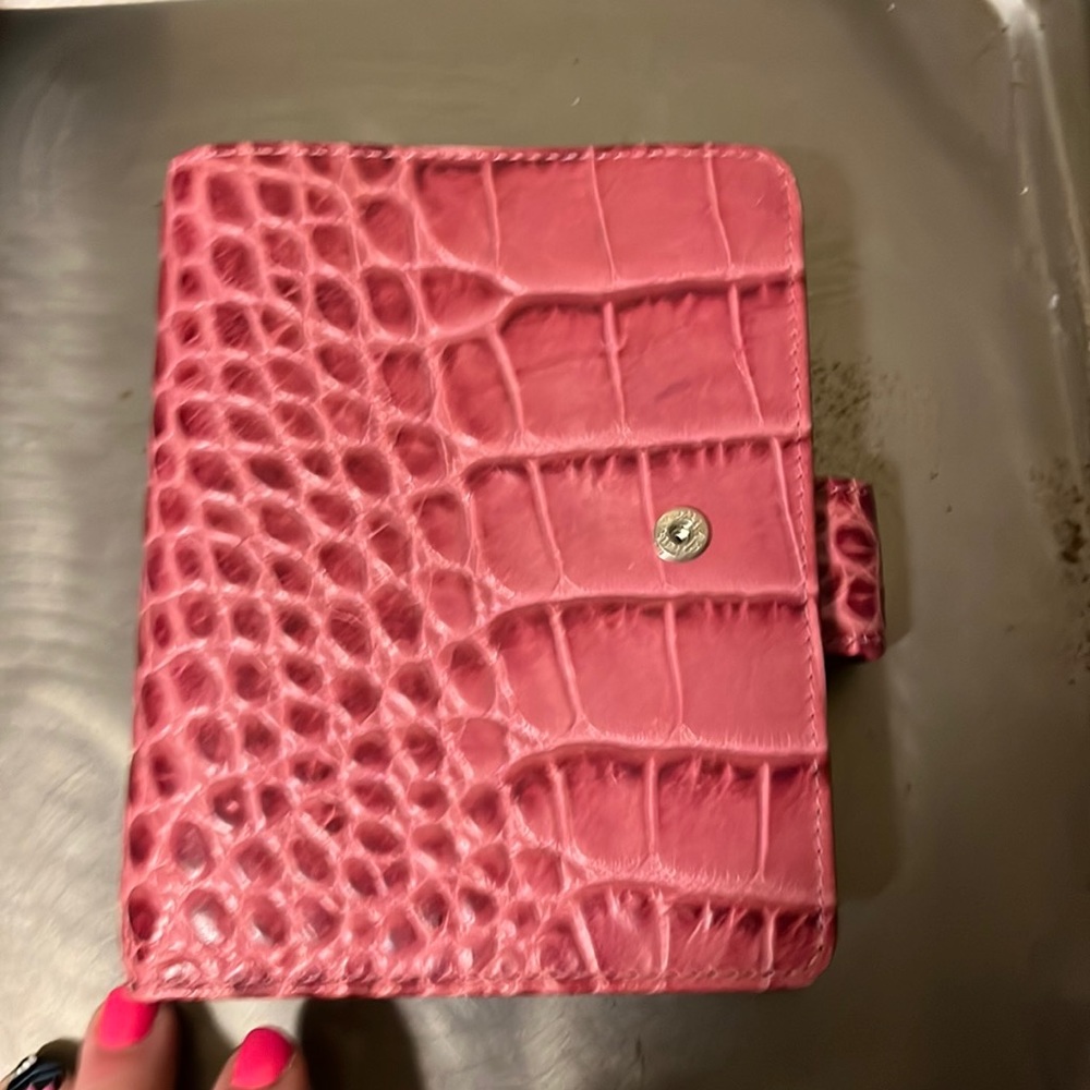 Croco pink Filofax pocket planner